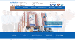 Desktop Screenshot of narainhospital.com